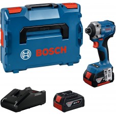BOSCH GDR 18V-215 PROFESSIONAL Rázový uťahovač, 2x GBA 4.0Ah, L-BOXX 06019N2002