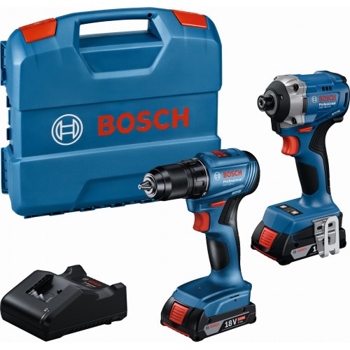 BOSCH GDR 18V-215 + GSR 185-LI (2× 2,0 Ah + GAL 18V-20 + kufor) 06019N2023 BOSCH GDR 18V-215 + GSR 185-LI (2× 2,0 Ah + GAL 18V-20 + kufor) 06019N2023