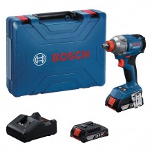 BOSCH GDX 18V-285 PROFESSIONAL Rázový uťahovač, 2x GBA 18V 2.0Ah, kufor 06019N2122