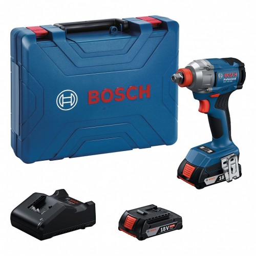 BOSCH GDX 18V-285 PROFESSIONAL Rázový uťahovač, 2x GBA 18V 2.0Ah, kufor 06019N2122