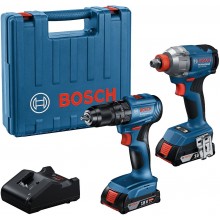 BOSCH GDX 18V-285 + GSB 185-LI + 2× 2,0 AH + GAL 18V-20 + puzdro PROFESSIONAL 06019N2124
