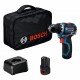 BOSCH GSR 12V-32 PROFESSIONAL Akumulátorový vŕtací skrutkovač, 2x 2.0Ah, Taška 06019N7003