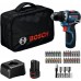 BOSCH GSR 12V-32 PROFESSIONAL Akumulátorový vŕtací skrutkovač, 2x 2.0Ah, Taška 06019N7004