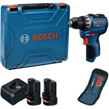 BOSCH GSR12V-31 PROFESSIONAL Aku vŕtací skrutkovač, 2x 12V/2,0Ah, kufor 06019S6003