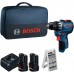 BOSCH GSR12V-31 PROFESSIONAL Aku vŕtací skrutkovač, 2x 12V/2,0Ah, taška 06019S6004