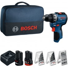 BOSCH GSR12V-31 PROFESSIONAL Aku vŕtací skrutkovač, 12V/2,0Ah+3,0Ah, taška 06019S6005