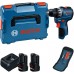 BOSCH GSR12V-31 PROFESSIONAL Aku vŕtací skrutkovač, 2x 12V/2,0Ah, L-BOXX 06019S6013