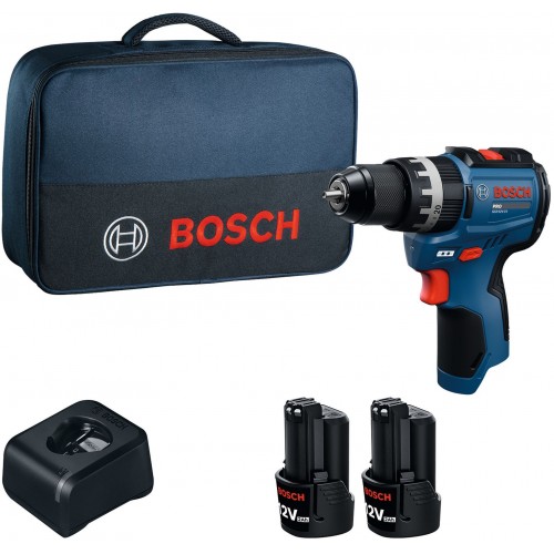 BOSCH GSB12V-31 PROFESSIONAL Aku príklepový skrutkovač, 2x 12V/2,0Ah, taška 06019S6102 BOSCH GSB12V-31 PROFESSIONAL Aku príklepový skrutkovač, 2x 12V/2,0Ah, taška 06019S6102
