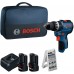 BOSCH GSB12V-31 PROFESSIONAL Aku príklepový skrutkovač, 2x 12V/2,0Ah, taška 06019S6103