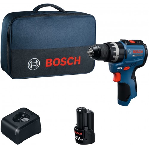 BOSCH GSB12V-31 PROFESSIONAL Aku príklepový skrutkovač, 1x 12V/2,0Ah, taška 06019S6105 BOSCH GSB12V-31 PROFESSIONAL Aku príklepový skrutkovač, 1x 12V/2,0Ah, taška 06019S6105