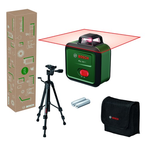 BOSCH PLL 360-1 Líniový laser, set 0603663LZ1 BOSCH PLL 360-1 Líniový laser, set 0603663LZ1