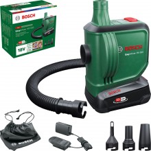 BOSCH EasyInflate 18V-500 Akumulátorový objemový kompresor, 1x 2.0Ah 0603947201