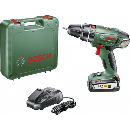 BOSCH PSB 18 LI-2 Aku kombinovaný skrutkovač (1xaku 2,5Ah 18V) 060398230B