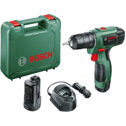 BOSCH EasyDrill 1200 Akumulátorový vŕtací skrutkovač (2x aku) 06039A210B