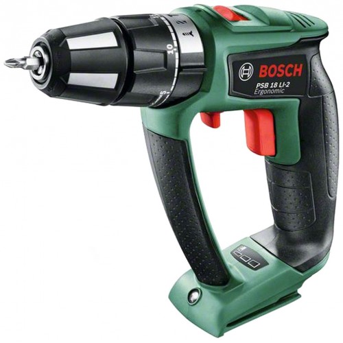 BOSCH PSB 18 LI-2 Ergonomic Aku príklepový skrutkovač (bez aku a nabíjačky) 06039B0302