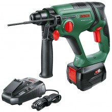 BAZÁR BOSCH UniversalHammer 18V Aku vŕtacie kladivo, 1x 18V 4,0Ah+AL 1830 06039D6004 POŠKO