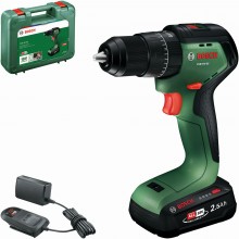 BOSCH PSB18V-60 Akumulátorové príklepové vŕtačky, 1x2,5Ah, Kufor 06039D730