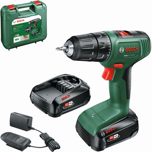 BOSCH EasyDrill 18V-40 Akumulátorový vŕtací skrutkovač 06039D8002