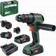 BOSCH AdvancedImpact 18V-80 Quicksnap Aku príklepová vŕtačka, 2x 2,5Ah 06039E2105