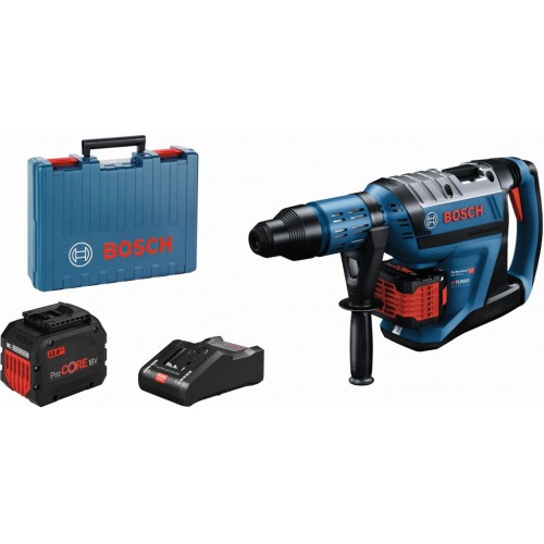 BOSCH GBH 18V-45 C Aku vŕtacie kladivo BITURBO s SDS max, 2x 12,0Ah, kufor 0611913002