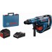 BOSCH GBH 18V-45 C Aku vŕtacie kladivo BITURBO s SDS max, 2x 12,0Ah, kufor 0611913002