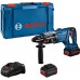 BOSCH GBH 18V-28 DC PROFESSIONAL Vŕtacie kladivo SDS plus, 2×5.5Ah, GAL 1880 CV 0611919002