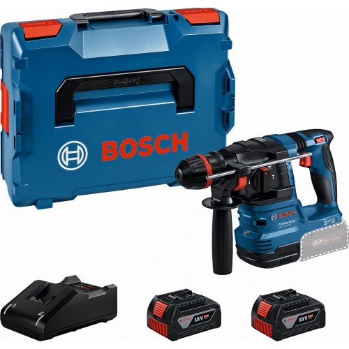 BOSCH GBH 18V-22 X PROFESSIONAL Vŕtacie kladivo s ONECHUCK, L-BOXX, 2×GBA 4.0Ah 0611924101