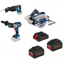 BOSCH súprava GSB 18V-110C+GKS 18V-68GC+GSA 18V-28+1x 4Ah+2x 5,5Ah 0615990N38