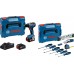 BOSCH GSR 18V-65 PROFESSIONAL Aku vŕtací skrutkovač, 19 dielna sada náradia 0615A5007K