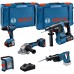 BOSCH GSB+GBH+GWS+GSA+GL+3×5+GAL PROFESSIONAL 18 V súprava 5 ks náradia 0615A5007S