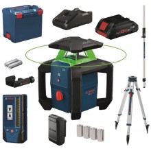 BOSCH PROFESSIONAL GRL18V-3-31G+BT170+GR240 Stavebný rotačný laser 0615A500DG