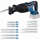 BOSCH GSA 18V-28 PROFESSIONAL + 25 ks súprava pílových listov 0615V0003G
