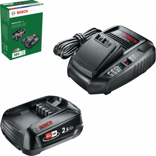 BOSCH Štartovacia sada 18 V (2,5 Ah + AL 1830 CV) 1600A00K1P