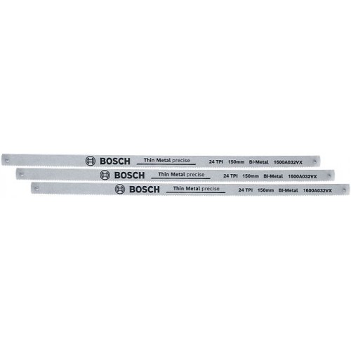 BOSCH Pílové listy do píly 150mm 24TPI 3-dielna 1600A032UL