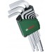 BOSCH 9-dielna súprava šesťhranných kľúčov 1600A032V1
