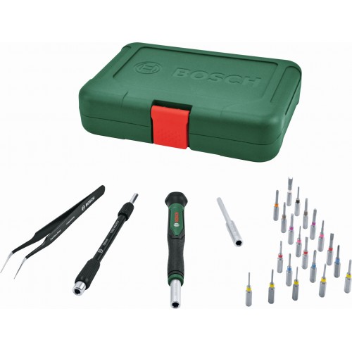 BOSCH 24-dielna súprava presného bitového skrutkovača 1600A039HT BOSCH 24-dielna súprava presného bitového skrutkovača 1600A039HT