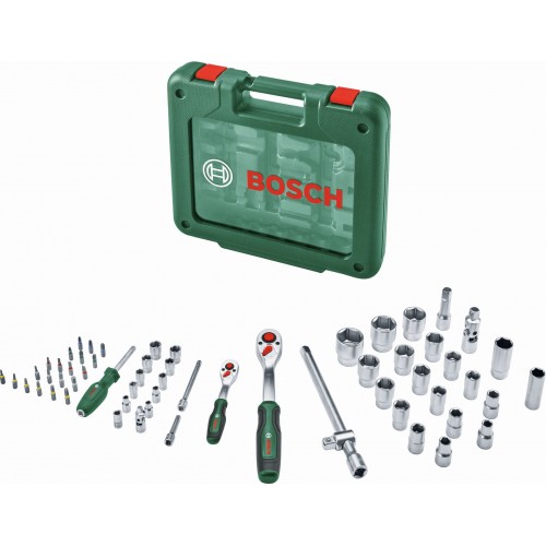 BOSCH 60-dielna račňová súprava 1/4” + 1/2” 1600A039J8 BOSCH 60-dielna račňová súprava 1/4” + 1/2” 1600A039J8