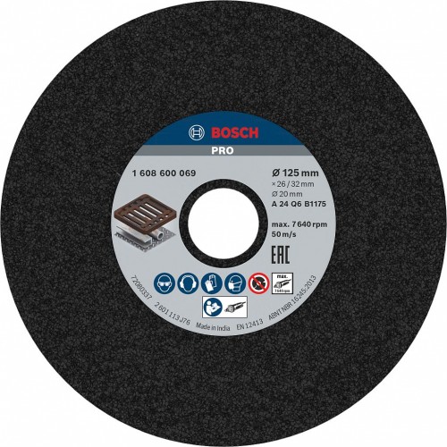 BOSCH Brúsny kotúč PRO Metal, 125 x 26 x 20 mm, G24 1608600069