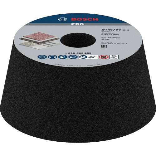 BOSCH Kónická brúsna miska PRO Metal, 90 x 110 x 55 mm, G24 1608600239