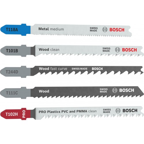 BOSCH Sada pílových listov do priamočiarej píly Multi Material, 5 ks 2607012075 BOSCH Sada pílových listov do priamočiarej píly Multi Material, 5 ks 2607012075