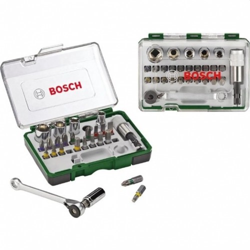BOSCH 27-dielna sada skrutkovacích bitov so západkovým kľúčom 2607017160 BOSCH 27-dielna sada skrutkovacích bitov so západkovým kľúčom 2607017160