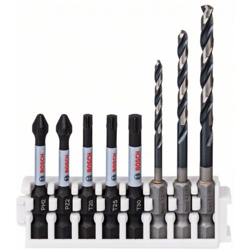 BOSCH Sada špirálových vrtákov HSS a skrutkovacích nástavcov Impact Control 2608577143 BOSCH Sada špirálových vrtákov HSS a skrutkovacích nástavcov Impact Control 2608577143