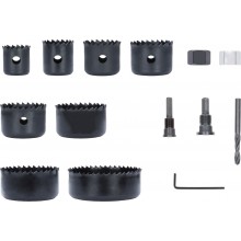 BOSCH Sada nástrčných dieroviek do dreva a sadrokartónu s vodiacim vrtákom 2608594504