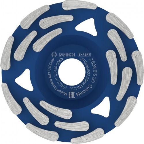 BOSCH Diamantová brúsna hlava EXPERT Concrete 115 × 22,23 × 5 mm 2608615281