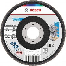 BOSCH Lamelový brúsny kotúč X451, 115 × 22,23 mm, G120, T29, 2608626128