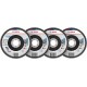 BOSCH Sada lamelových brúsnych kotúčov X451,125x22,23 mm, G40; 60; 80; 120, T29 2608626160
