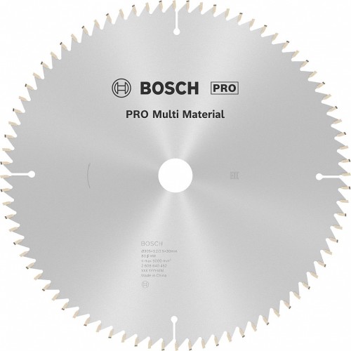 BOSCH Kotúč PRO Multi Material pre okružné píly, 305 × 3,2 × 30 mm, T80 2608640452