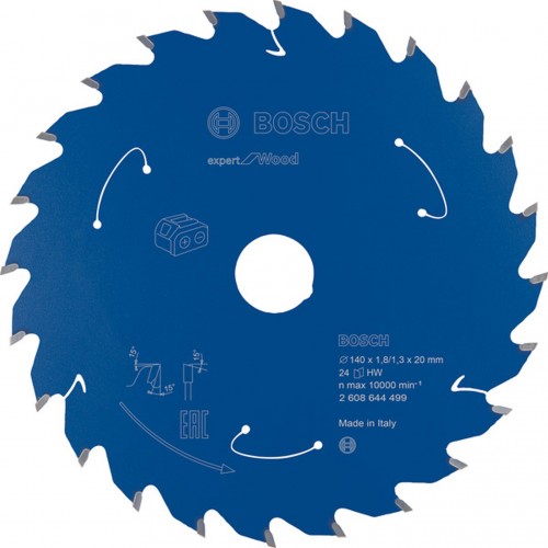 BOSCH Pílový kotúč pre aku píly Expert for Wood 140x20x1,8/1,3x24T 2608644499