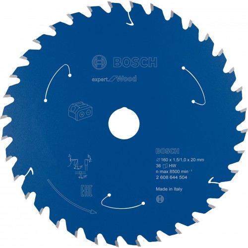 BOSCH Pílový kotúč pre aku píly Expert for Wood 160x20x1,5/1x36T 2608644504