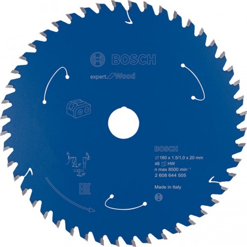 BOSCH Pílový kotúč pre aku píly Expert for Wood 160x20x1,5/1x48T 2608644505